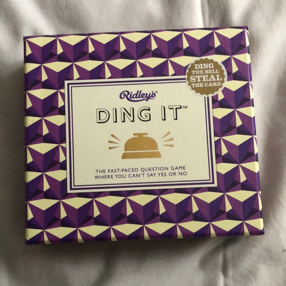 Ridley's Ding It Game - Purple and Gold
